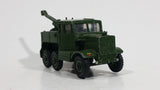 Vintage Dinky Super Toys Meccano 661 Recovery Tractor Truck U.S. Army Military Die Cast Toy Car Vehicle Missing the winch cable string