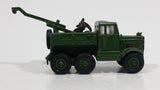 Vintage Dinky Super Toys Meccano 661 Recovery Tractor Truck U.S. Army Military Die Cast Toy Car Vehicle Missing the winch cable string