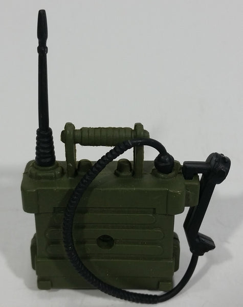 Action Figure Accessory Army Green Small Plastic Toy Military Field Phone - Treasure Valley Antiques & Collectibles