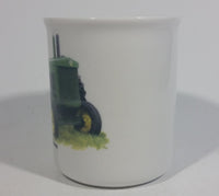 John Deere Tractor "Today is the tomorrow you worried about Yesterday!" White Ceramic Coffee Mug Farming Collectible - Treasure Valley Antiques & Collectibles