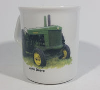 John Deere Tractor "Today is the tomorrow you worried about Yesterday!" White Ceramic Coffee Mug Farming Collectible - Treasure Valley Antiques & Collectibles