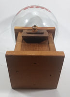 Vintage Glass Globe Wooden Based Peanut Nut Dispenser Bar Pub Lounge Collectible - Treasure Valley Antiques & Collectibles