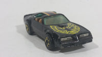 Rare Vintage 1982 Hot Wheels Hot Ones Hot Bird Black Yellow Die Cast Toy Car Vehicle - Gold Wheels