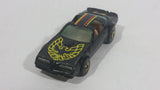 Rare Vintage 1982 Hot Wheels Hot Ones Hot Bird Black Yellow Die Cast Toy Car Vehicle - Gold Wheels