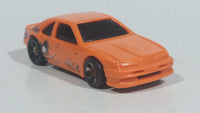 1998 Hot Wheels G-Force Stunt Riders T-Bird Stocker Orange Plastic Body Die Cast Toy Car Vehicle