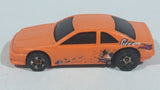 1998 Hot Wheels G-Force Stunt Riders T-Bird Stocker Orange Plastic Body Die Cast Toy Car Vehicle