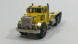 1995+ Hot Wheels Peterbilt Dump Truck Semi Rig Yellow Die Cast Toy Car Vehicle - Treasure Valley Antiques & Collectibles