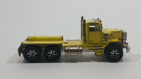 1995+ Hot Wheels Peterbilt Dump Truck Semi Rig Yellow Die Cast Toy Car Vehicle - Treasure Valley Antiques & Collectibles