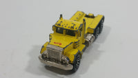 1995+ Hot Wheels Peterbilt Dump Truck Semi Rig Yellow Die Cast Toy Car Vehicle - Treasure Valley Antiques & Collectibles