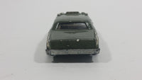 1989 Hot Wheels Color Racers Highway Patrol Dodge Monaco Dark Army Green Die Cast Toy Car Police Star Taxi Emergency Vehicle - Treasure Valley Antiques & Collectibles