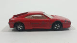 1995 Hot Wheels Ferrari 348 TB Red Die Cast Toy Super Car Vehicle with Corgi Type 1 Wheels - Treasure Valley Antiques & Collectibles