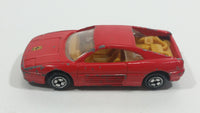 1995 Hot Wheels Ferrari 348 TB Red Die Cast Toy Super Car Vehicle with Corgi Type 1 Wheels - Treasure Valley Antiques & Collectibles