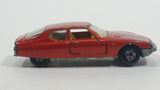 Vintage 1971 Lesney Products Matchbox Superfast Citroen S.M. No. 51 Amber Orange Red Die Cast Toy Car Vehicle with Opening Doors - Treasure Valley Antiques & Collectibles