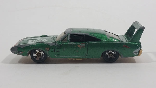 1998 Hot Wheels Flyin' Aces Dodge Charger Daytona Green Die Cast Toy Muscle Car Vehicle