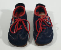 Very Rare Vintage 1970s Zero Gravity Pepsi Cola Soda Pop Toddler Baby Kid's Dark Blue Suede Shoes Collectible - Treasure Valley Antiques & Collectibles