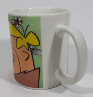 1993 MSC China Hanna Barbera The Flintstones Barney Rubble Cartoon Character Ceramic Coffee Mug Television Collectible