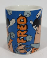 1993 MSC China Hanna Barbera The Flintstones Fred Flintstone Cartoon Character Ceramic Coffee Mug Television Collectible