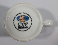 1993 MSC China Hanna Barbera The Flintstones Fred Flintstone Cartoon Character Ceramic Coffee Mug Television Collectible