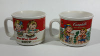 Set of 2 1993 Campbell's Soup M'm! M'm! Children Design Good Ceramic Soup Mug - Treasure Valley Antiques & Collectibles