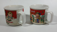 Set of 2 1993 Campbell's Soup M'm! M'm! Children Design Good Ceramic Soup Mug - Treasure Valley Antiques & Collectibles