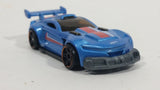 2018 Hot Wheels Muscle Mania Track Ripper Blue Die Cast Toy Car Vehicle