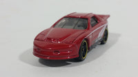 2013 Hot Wheels Muscle Mania Pontiac IROC Firebird Dark Red Die Cast Toy Race Car Vehicle