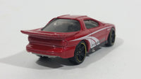 2013 Hot Wheels Muscle Mania Pontiac IROC Firebird Dark Red Die Cast Toy Race Car Vehicle