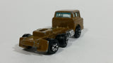 Vintage 1973 Yatming Ford F600 Cabover Brown Semi Truck Tractor Rig Die Cast Toy Car Vehicle - Hong Kong - Treasure Valley Antiques & Collectibles