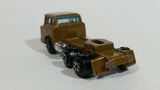 Vintage 1973 Yatming Ford F600 Cabover Brown Semi Truck Tractor Rig Die Cast Toy Car Vehicle - Hong Kong - Treasure Valley Antiques & Collectibles