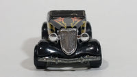 2000 Hot Wheels '33 Ford Roadster Black with Flames Die Cast Toy Car Vehicle - Treasure Valley Antiques & Collectibles