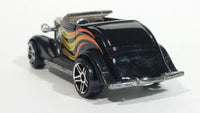 2000 Hot Wheels '33 Ford Roadster Black with Flames Die Cast Toy Car Vehicle