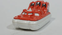 2013 Matchbox Heroic Rescue Amphi Flyer Orange White Die Cast Toy Watercraft Boat Vehicle