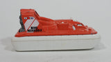 2013 Matchbox Heroic Rescue Amphi Flyer Orange White Die Cast Toy Watercraft Boat Vehicle