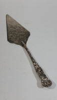 Vintage Etched Silver Plated Zinc Cake Server w/ Decorative Handle