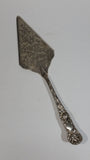 Vintage Etched Silver Plated Zinc Cake Server w/ Decorative Handle