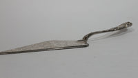 Vintage Etched Silver Plated Zinc Cake Server w/ Decorative Handle