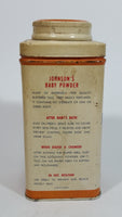 Vintage Johnson's Baby Powder Active Ingredient Talc 9 Ozs. Tin Container Johnson & Johnson Empty