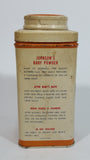 Vintage Johnson's Baby Powder Active Ingredient Talc 9 Ozs. Tin Container Johnson & Johnson Empty