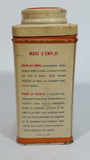 Vintage Johnson's Baby Powder Active Ingredient Talc 9 Ozs. Tin Container Johnson & Johnson Empty