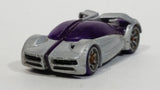 2005 Hot Wheels AcceleRacers Silencerz Iridium Metalflake Silver and Purple Die Cast Toy Car Vehicle - Treasure Valley Antiques & Collectibles