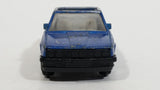Vintage Unknown Brand BMW 323L Cabriolet Blue Die Cast Toy Car Vehicle Made in Hong Kong