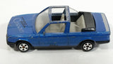 Vintage Unknown Brand BMW 323L Cabriolet Blue Die Cast Toy Car Vehicle Made in Hong Kong
