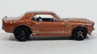 2012 Hot Wheels Muscle Mania '67 Ford Mustang GT Metallic Brown Die Cast Toy Muscle Car Vehicle