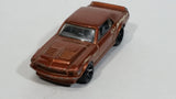 2012 Hot Wheels Muscle Mania '67 Ford Mustang GT Metallic Brown Die Cast Toy Muscle Car Vehicle