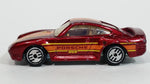 1988 Hot Wheels Porsche 959 Dark Red Die Cast Toy Race Car Vehicle - Treasure Valley Antiques & Collectibles