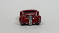 2004 Hot Wheels Crooze Ooz Coupe Red with Flames Die Cast Toy Car Vehicle