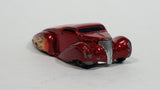 2004 Hot Wheels Crooze Ooz Coupe Red with Flames Die Cast Toy Car Vehicle - Treasure Valley Antiques & Collectibles