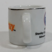 NHL Stanley Cup Crazy Mini Mug Edmonton Oilers 1988 Champs W/ Opponent & Score - Treasure Valley Antiques & Collectibles