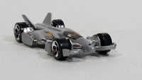 2001 Hot Wheels First Editions Jet Threat 3.0 Grey Die Cast Toy Race Car Vehicle