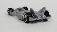 2001 Hot Wheels First Editions Jet Threat 3.0 Grey Die Cast Toy Race Car Vehicle